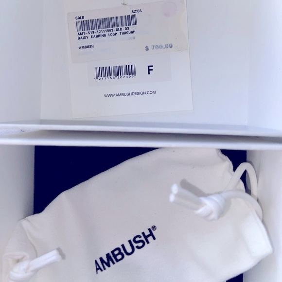 Ambush Design x G dragon 🐉 daisy single drop earring 925 OS UNI​​​​ - Picture 10 of 11